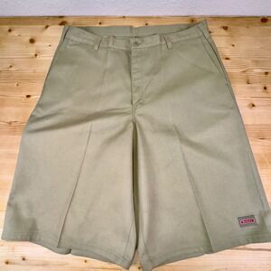 Dickies 13" Work Shorts Men's 38 Khaki Long Inseam Carpenter Skate
